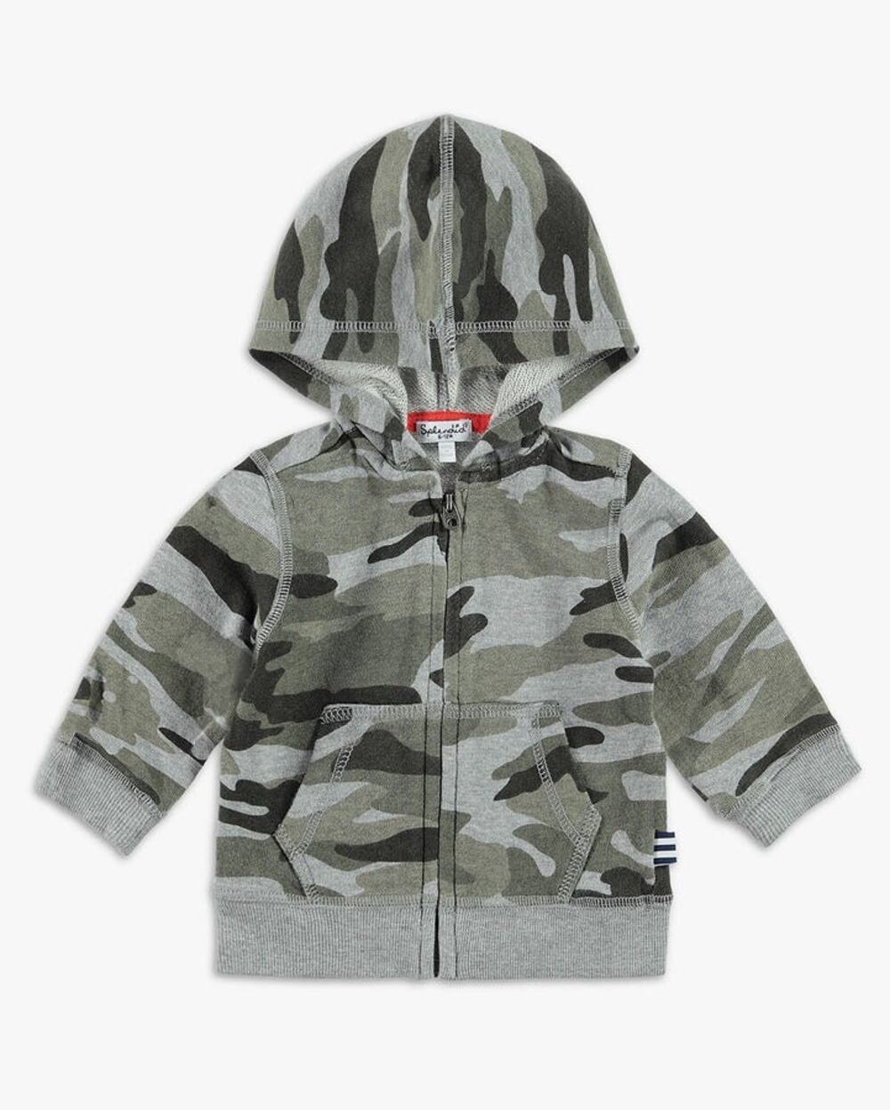 Splendid Baby Boys Size 6-12 Months NWOT Green Camo Hoodie Front Zip Jacket